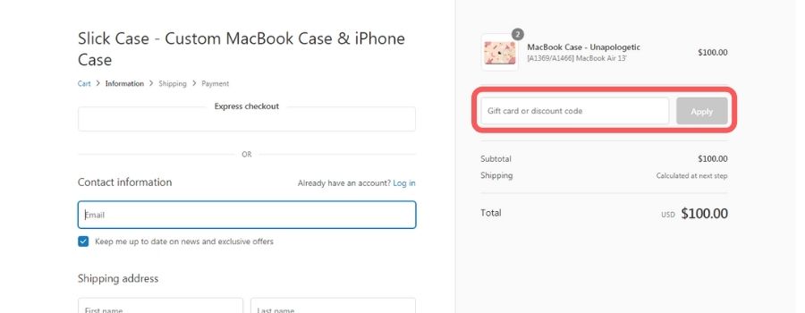 How-to-use-slick-case-promo-code